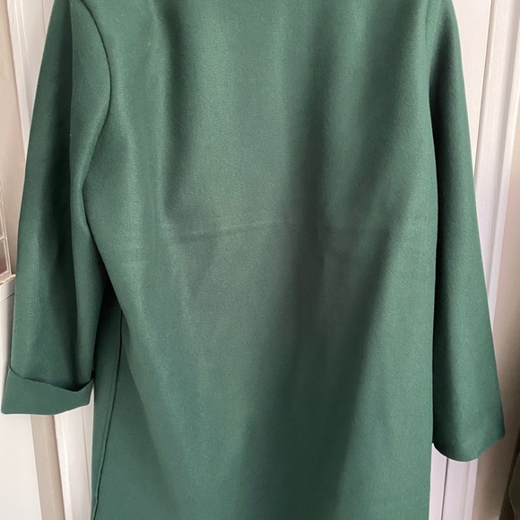 Felt Car Coat Duffle Trench Coat - Picture 5 of 5